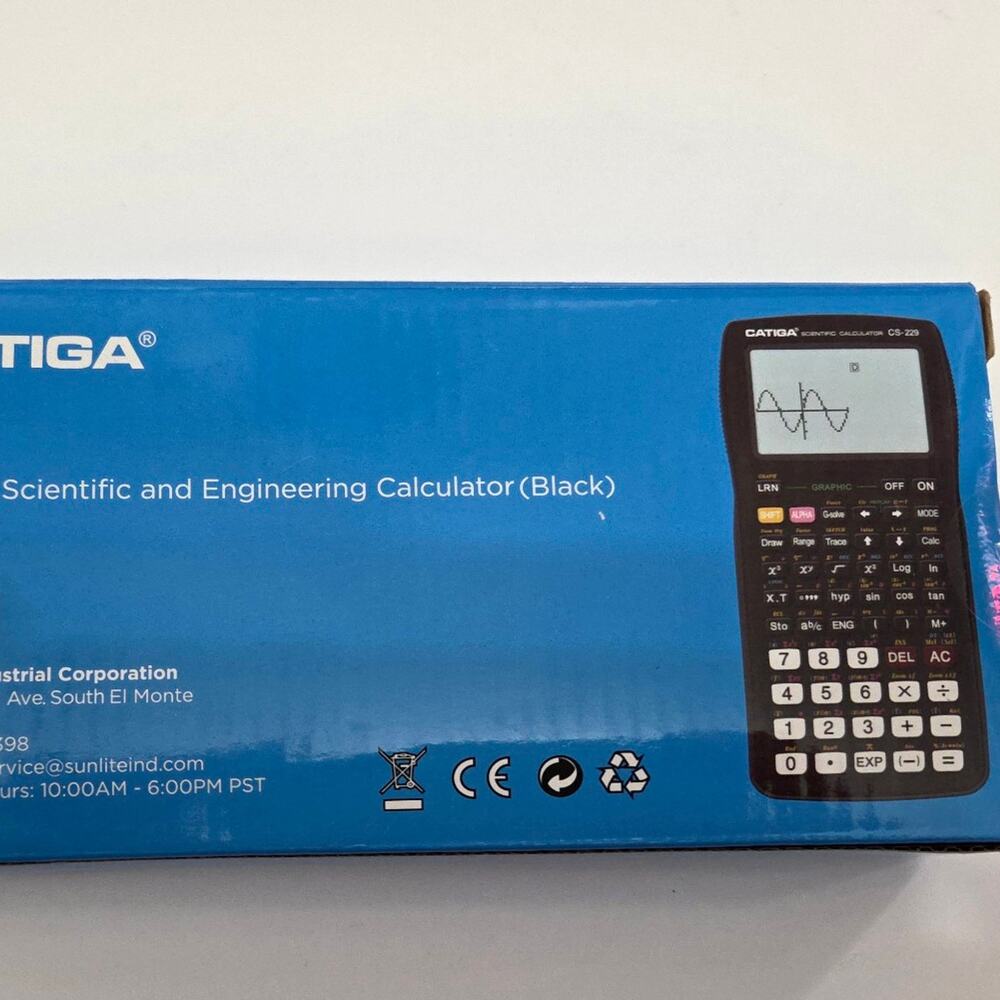 Catiga CS229-Scientific and Engineering Calculator(Black)